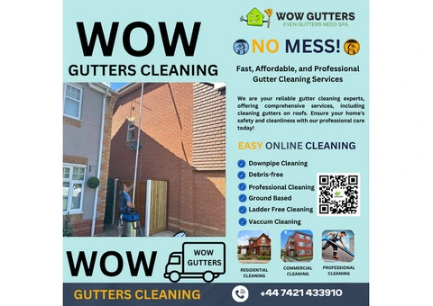 Gutter Cleaning Service in West Midlands | Gutter Cleaning West Midlands