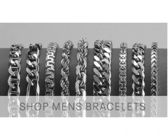 Men’s sterling silver bracelets