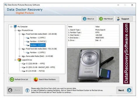 Digital Pictures Restore Application - 2/4