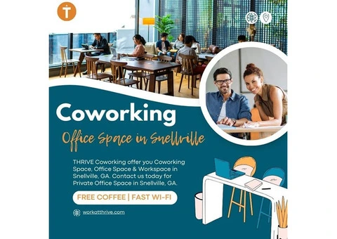 Coworking Space & Shared Office Space Snellville, GA | Workspace - THRIVE