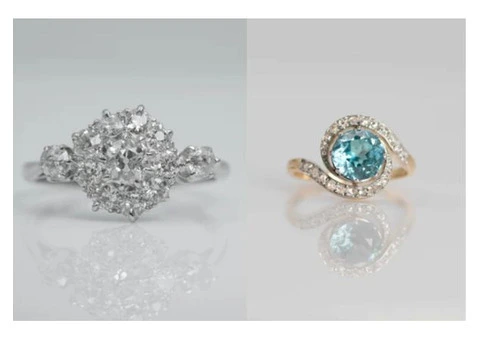 Beautiful Antique Cluster Rings at Friar House