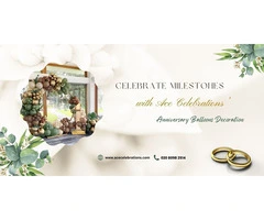 Celebrate Milestones with Ace Celebrations' Anniversary Balloons