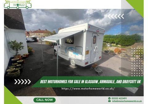 Best motorhomes for sale in Glasgow, Armadale, and Draycott UK - Motorhomeworld