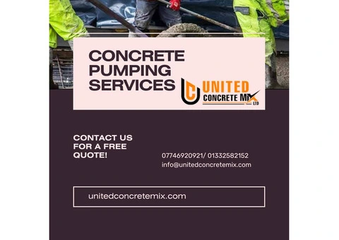 Concrete Pumping Services Available – Fast & Reliable!