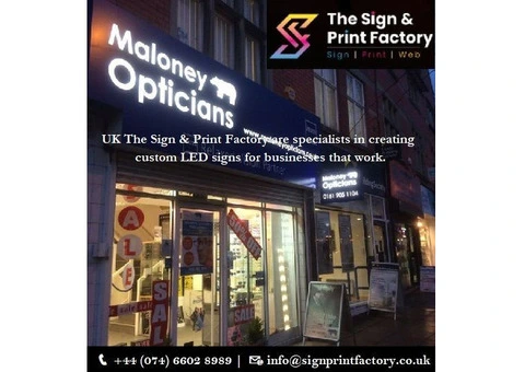 The sign & print factory: Sign maker near me | Sign company near - 1/3