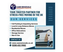 Care Removals - Best removals service in the UK!