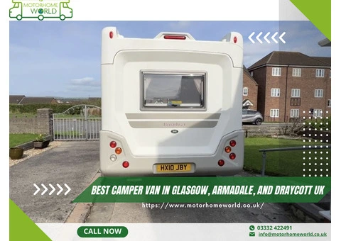 Best camper van in Glasgow, Armadale, and Draycott UK - Motorhomeworld