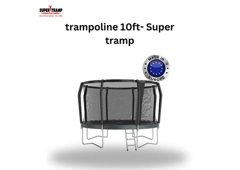10ft Trampolines | Space-Saving Bounce for All Ages