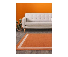 Albi Orange Rug by Asiatic Carpets