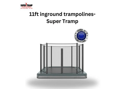 11ft Inground Trampolines | Safe, Low-Profile Design