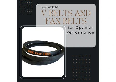 Reliable V Belts and Fan Belts for Optimal Performance
