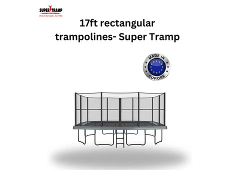 17ft Trampoline with Enclosure | Ultimate Safety & Bounce