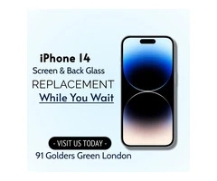 Get Your iPhone 14 Screen & Back Glass Repaired While You Wait!