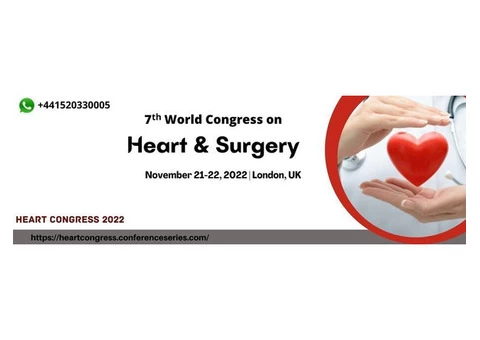7th World Congress on Heart & Surgery