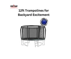 12ft Round Trampolines | Perfect Bounce, Safe Design