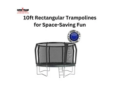 10ft Above Ground Trampolines | Safe & Durable Play