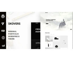 ✨Skovers - Minimal Portfolio WordPress Theme????️