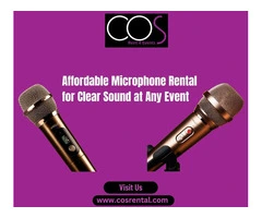 Affordable Microphone Rental for Clear Sound at Any Event