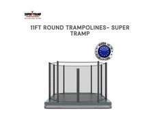 11ft Trampoline | Compact Design, Big Family Fun