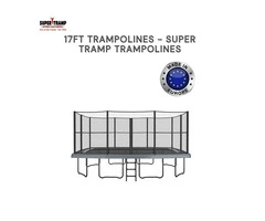 17ft Round Trampolines | Large Outdoor Fun for Families