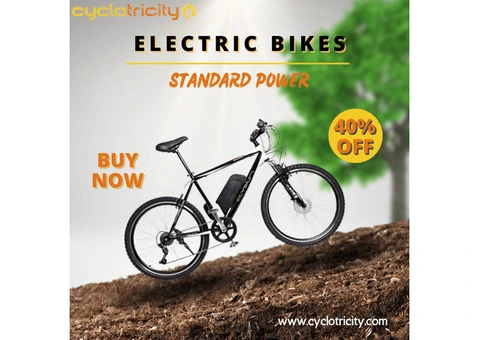 High Quality Standard Power Electric Bikes | Cyclotricity UK