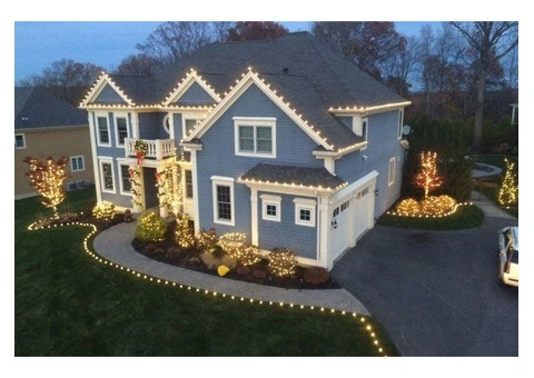 Christmas light service in Bucks County