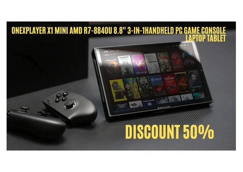 OneXplayer X1 Mini: The Ultimate 3-in-1 Handheld Gaming PC with AMD R7-8840U