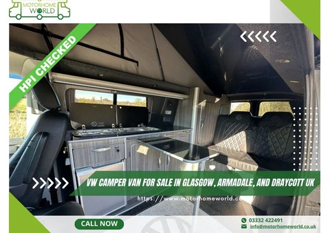 VW camper van for sale in Glasgow, Armadale, and Draycott UK - Motorhomeworld