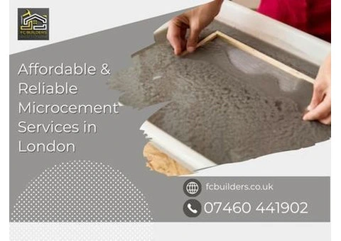 Affordable & Reliable Microcement Services in London