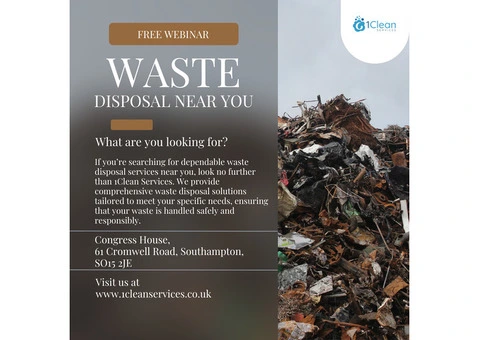Waste Disposal Near Me | 1Clean Services
