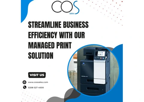 Streamline Business Efficiency with Our Managed Print Solution