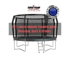 14ft Round Trampolines – Safe, Sturdy, Family-Focused