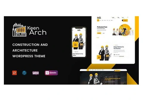 ????️Keenarch - Building & Construction WordPress Theme????