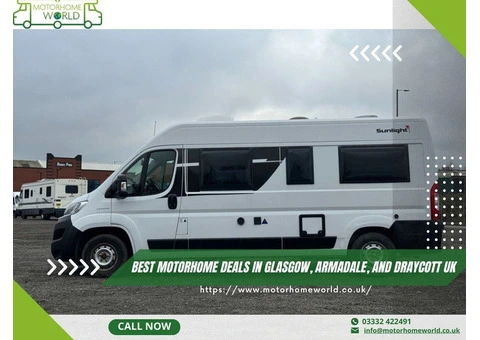 Best Motorhome Deals in Glasgow, Armadale, and Draycott UK - Motorhomeworld