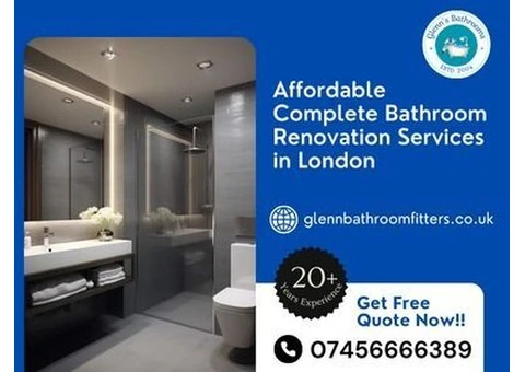 Affordable Complete Bathroom Renovation Services in London
