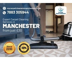 Expert Carpet Cleaning Services in Manchester from just £30