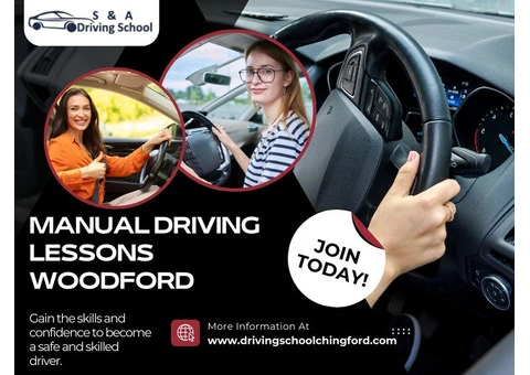 Manual Driving Lessons in Woodford
