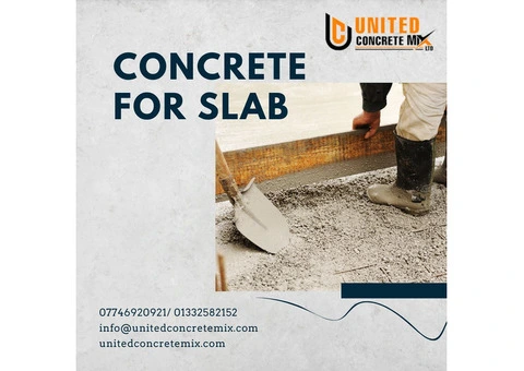 High-Quality Concrete for Slabs & Garden Slabs – UnitedConcreteMix