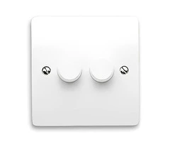 Shop MK Electric | K1524WHILV | Dimmer Switch | 2 Way 2 Gang | Online | Enrgtech LTD