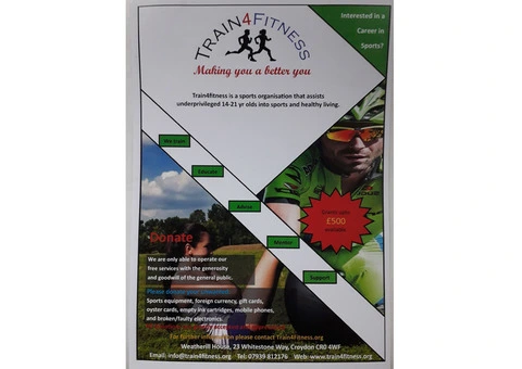 Please donate your unwanted sports equipment / clothing and broken electronics