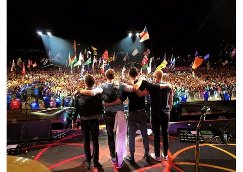 Coldplay Glastonbury Festival - Xylobands.com