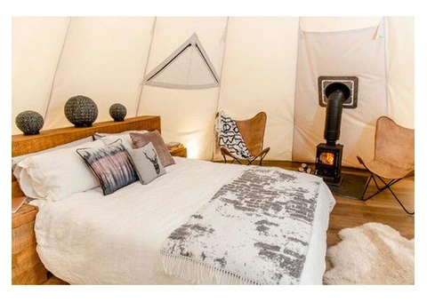 Experience the Ultimate Glamping Teepee Stay – Book Your Retreat Now!
