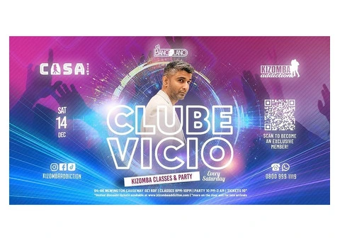 London's No.1 Kizomba Party: Clube Vicio -  with DJ Bangolano