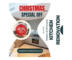 Christmas Kitchen Makeover: 40% OFF on Renovation & Refurbishment in London