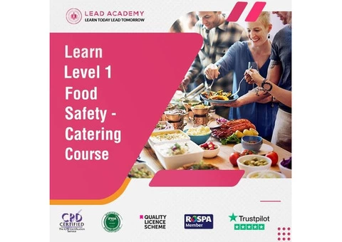 Level 1 Food Hygiene  and  Safety Course for Catering