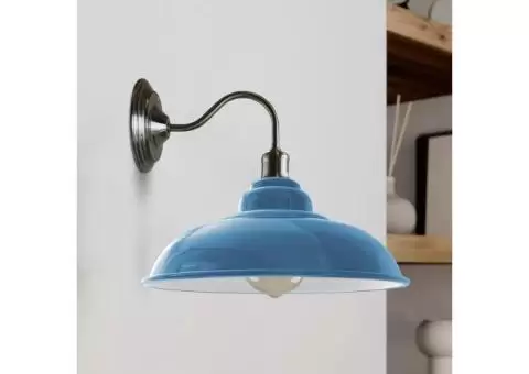 Allure of Red Vintage Style Wall Lights - 4/4