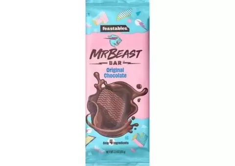 Wholesale Supplier Mr.Beast Feastables Chocolate Bars In Preston UK - 2/4