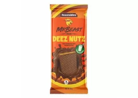 Wholesale Supplier Mr.Beast Feastables Chocolate Bars In Preston UK - 3/4
