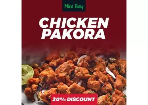 Chicken Pakora is Now at 20% Less!