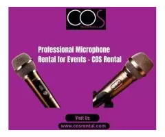 Professional Microphone Rental for Events – COS Rental